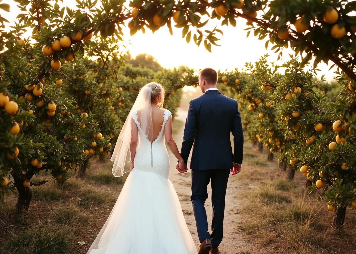 Ritratti al tramonto tra gli agrumeti - Siracusa - Wedding Gavriella